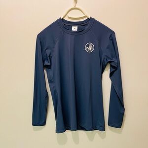 Bodyglove Navy/Grey Long Sleeve Rash Guard Top / Watersports / Activewear / Sun